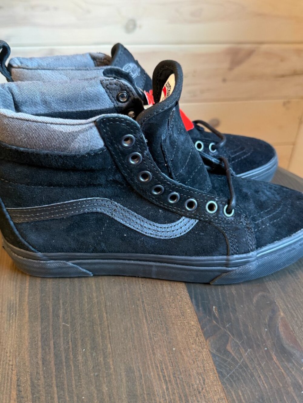 Vans Shoes Womens Sz 8.5 Men’s Size 7 Sk8-Hi All Weather Mte Off The Wall Black